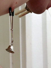 Hetero Chris has some of the biggest balls we've ever seen! We bend him over naked and tied him up in a public toilet in a most ungentlemanly position. by Breeder Fuckers image #8