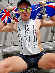 French Canadian William Moore joins us naked outside by Bentley Race image #6