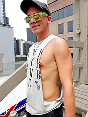 French Canadian William Moore joins us naked outside by Bentley Race image #6