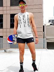 French Canadian William Moore joins us naked outside by Bentley Race image #6