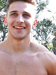 Young Barman & Athletic Young Pup Jack Shows Us His Big Cock and Cums Loads! by English Lads image #7
