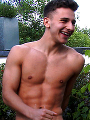 Young Barman & Athletic Young Pup Jack Shows Us His Big Cock and Cums Loads! by English Lads image #7