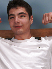 Young, Tall, Toned, Uncut and Straight - Toni gets his 1st Manhandling! by English Lads image #7