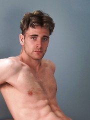 Straight Hairy Hunk James Wanks his 8 Inch Uncut Cock and Shoots Big! by English Lads image #7