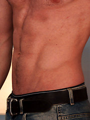 Straight Boxer James Reveals his Hairy Body, Hard Uncut Cock and Shoots a Big Load! by English Lads image #8