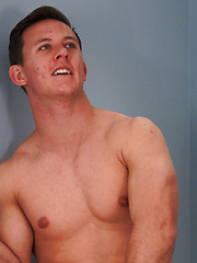 Young Aussie Callum Strips and Shows Us his Ripped Body and Rocket Cock! by English Lads image #7