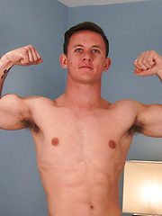 Young Aussie Callum Strips and Shows Us his Ripped Body and Rocket Cock! by English Lads image #7