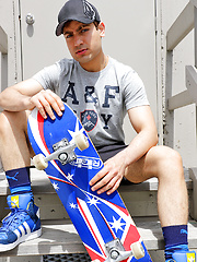 Naked rooftop fun with Ethan Summers by Bentley Race image #6