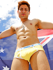 Naked rooftop fun with Ethan Summers by Bentley Race image #6