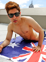 Naked rooftop fun with Ethan Summers by Bentley Race image #6