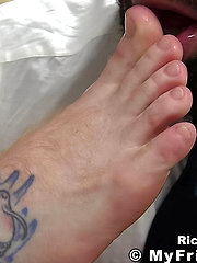 Ricky Larkin & Jackson Davis. New Boss Ricky's Feet Worshiped. by My Friends Feet image #10