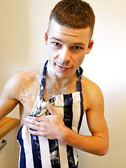 Soapy Boys - Our cheeky mate Kevin Babik is making a mess of the kitchen by Bentley Race image #5