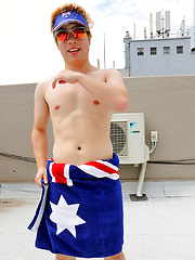 Ryan Kai's nude outdoor shoot and massage by Bentley Race image #5