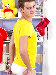 Teen boy loves his own cum load by Doggy Boys image #8