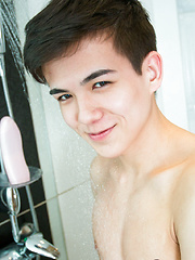 Adorable boy exploring his cock in the bath by BoysFox image #5
