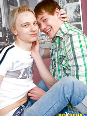 Bareback bottom twink Kenny gets stuffed! by BoysFox image #9