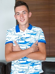 Skinny twink Marcel loves to finger his little pucker! by Doggy Boys image #7
