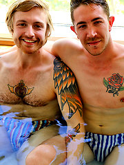 Aussies Luc and Damien meet for their first hook up by Bentley Race image #6