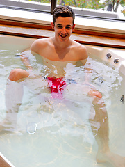 Playing in the hot tub with hung Aussie boy Brad Hunter by Bentley Race image #7