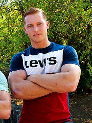 Straight studs Jake Jordan & Elye Black tries man's cock by Active Duty image #7