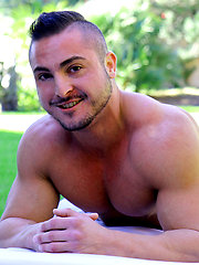 Thick Muscle Jock George Gomez Strokes His Cock by Gayhoopla image #8