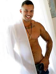 Latino Lover Tony Romero Jerks His Fat Cock by Gayhoopla image #8