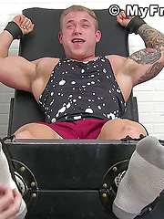 Casey Cooper & Jake Daniel - Jake Tickled Naked by My Friends Feet image #8