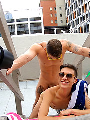 Summer Shoots - Tate Ryder and Andy Samuel - Raunchy fun on the roof by Bentley Race image #7