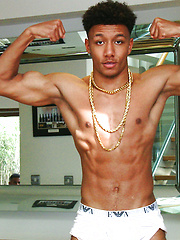 Straight Young & Extremely Ripped Tyler shows his perfect body by English Lads image #8