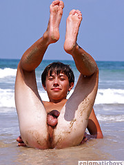 Adil - naked boy on a beach by Enigmatic Boys image #8