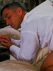 Ferran Griego stoges his fat cock by Kristen Bjorn image #5