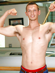 Young & Muscular Straight Lad Clayton Wanks by English Lads image #7