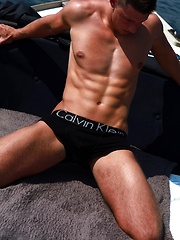 Alex on boat in Vinkeveen by Male Model image #6