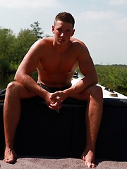 Alex on boat in Vinkeveen by Male Model image #6