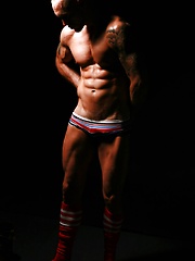 showing his muscles by Male Model image #8