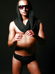 Daniel sexy in leather jacket by Male Model image #7