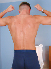 Straight Muscle Hunk Logan gets his 1st Manhandling by English Lads image #9