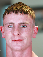Young Footballer George with Amazing Blue Eyes by English Lads image #7