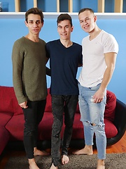 Three sexy boys Martin Hovor, Lior Hod and Nathan Reyes raw threesome fuck by BF Collection image #11