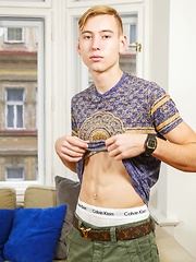 Casper Ivarsson jerking off his uncut dick by BF Collection image #6