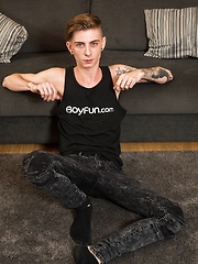 Skinny Jerome James erotic solo by BF Collection image #9