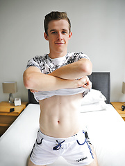 My cute mate Brad Hunter showing off his thick dick by Bentley Race image #6