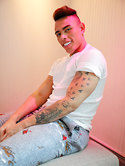 Getting my hot Colombian mate Cristian Berry off by Bentley Race image #7
