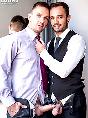 Drake Rogers rides Andrey Vic's fat cock by Lucas Entetainment image #9