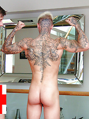 Young Straight Stud Harry's 1st Man Suck by English Lads image #9