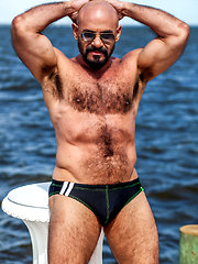 Hugh Hunter and Gio Forte fuck on fire island by Lucas Entetainment image #10