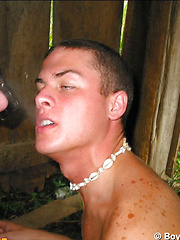Jeremiah Johnson & Devon in the barn by Boys Smoking image #12
