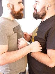 Jean Paul and Bearsilien fuck by Hairy and Raw image #11