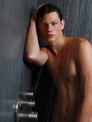 Lukas very hot shower shoot! by Male Model image #11