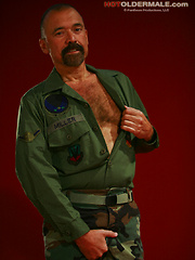 Francisco Andreas military solo by Hot Older Male image #10